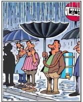 Cartoon Rain Barrel