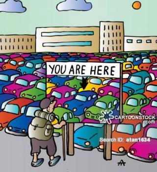 Parking Lot Cartoon