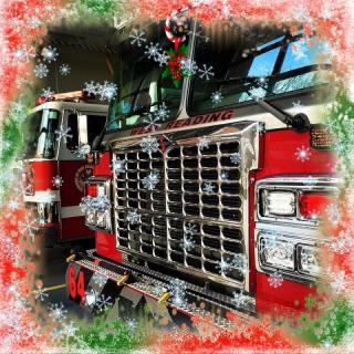 Christmas Fire Truck