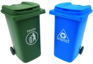 Trash and Recycling Containers